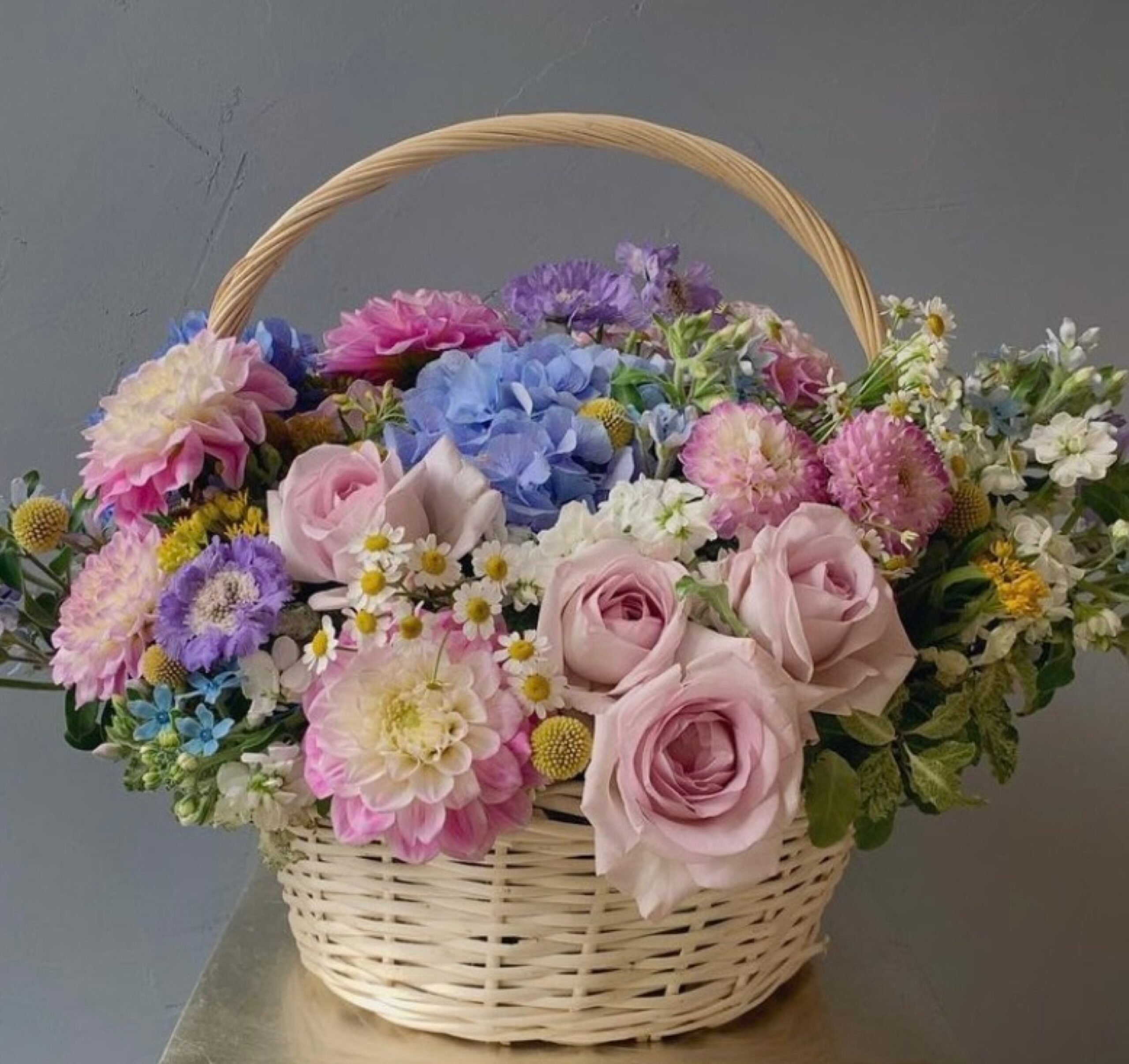 Flower Basket 'Our Dreams', Send Flowers Same Day Uk